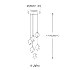 Bloom Porcelain Petals Pendant Light