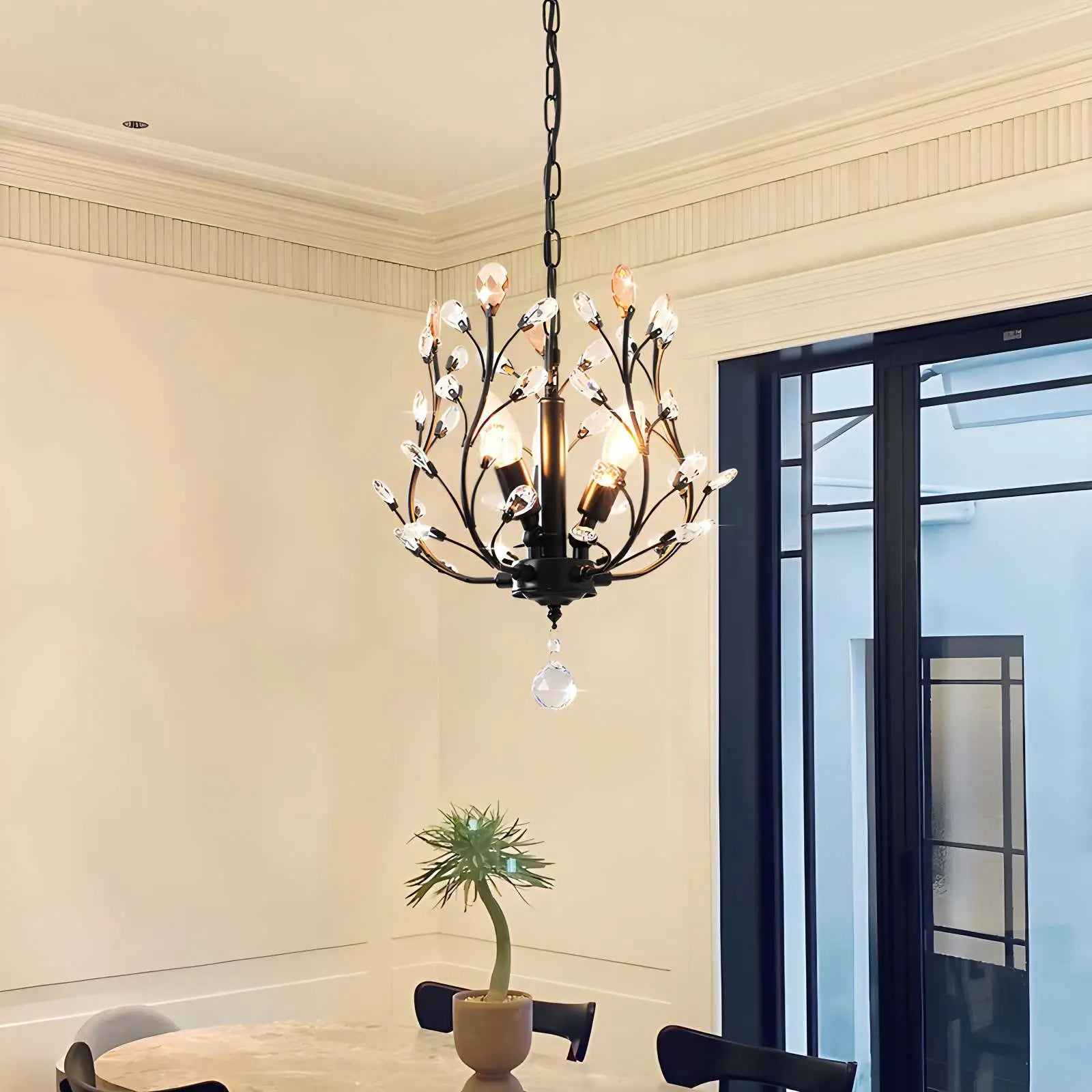 Branch Crystal Chandelier for Living Room
