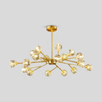 Crystal Ball Round Cluster Chandelier