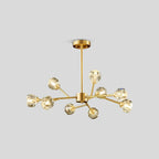 Crystal Ball Round Cluster Chandelier