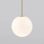 Brass Architectural Pendant Light