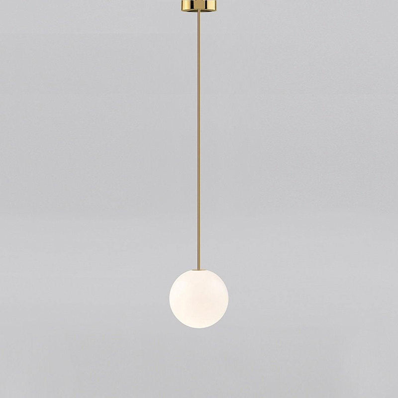 Brass Architectural Pendant Light