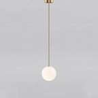Brass Architectural Pendant Light