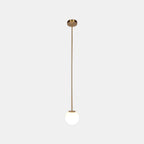 Brass Architectural Pendant Light