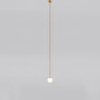 Brass Architectural Pendant Light