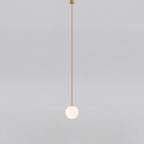 Brass Architectural Pendant Light