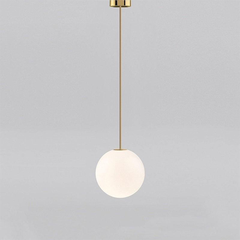 Brass Architectural Pendant Light