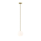 Brass Architectural Pendant Light