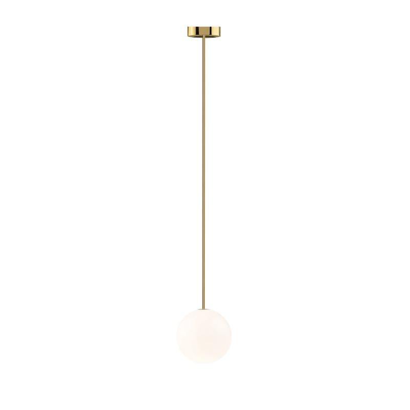Brass Architectural Pendant Light