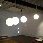 Brass Architectural Pendant Light