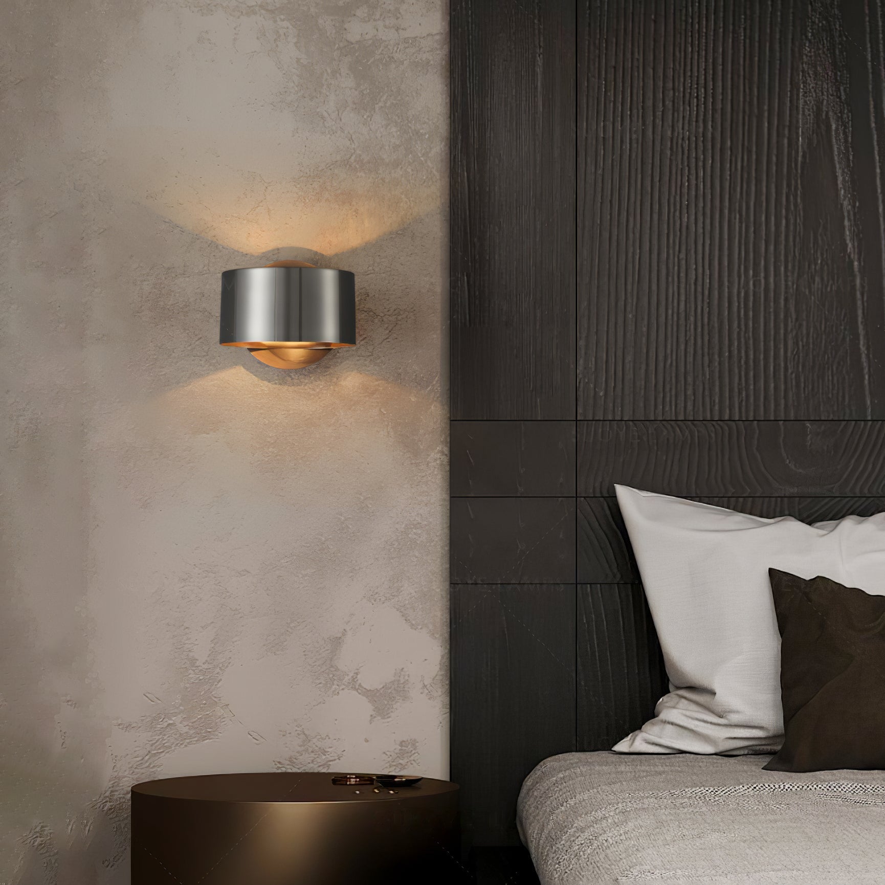 Brass Drum Wall Light