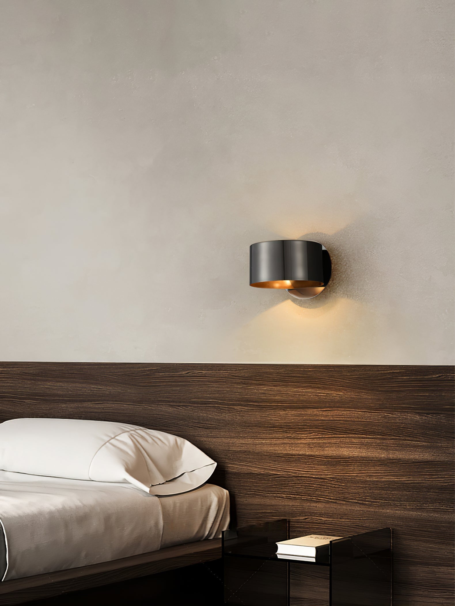 Brass Drum Wall Light