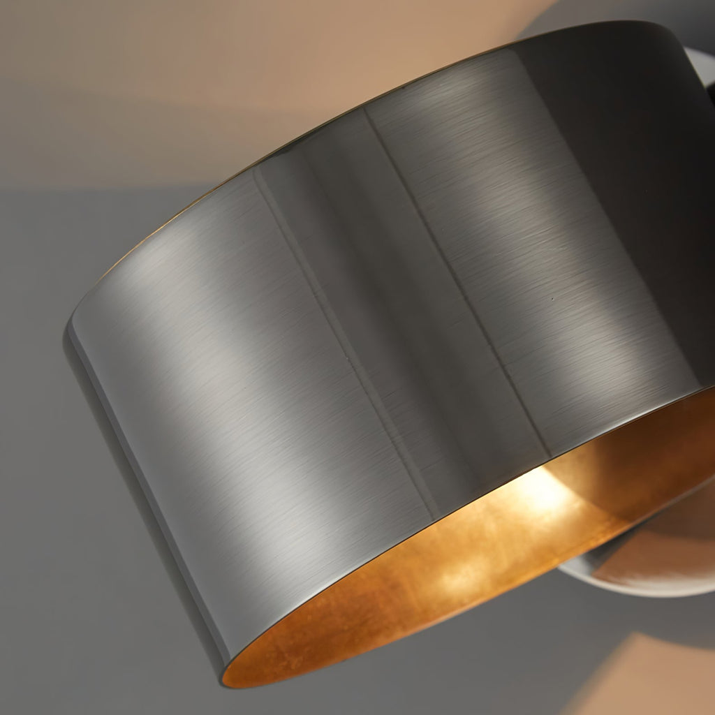 Brass Drum Wall Light