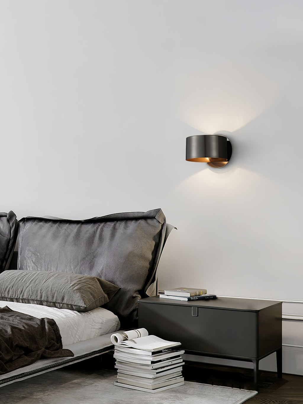 Brass Drum Wall Light