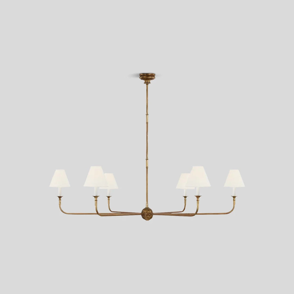 Vintage Retro Metal Chandelier