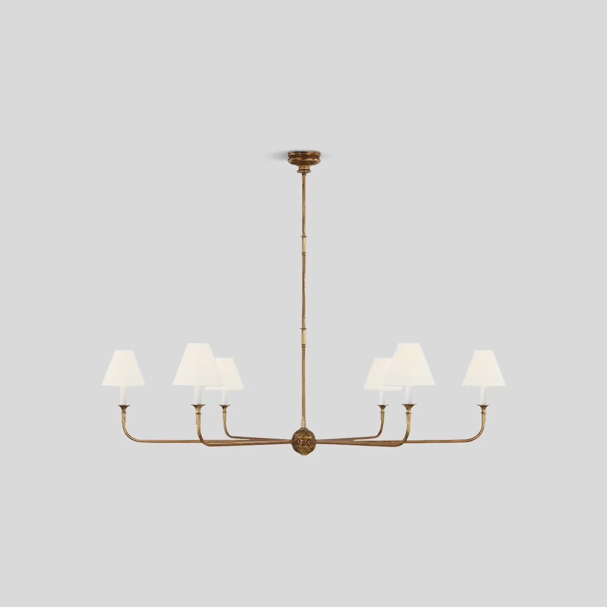 Vintage Retro Metal Chandelier