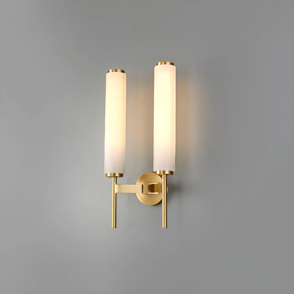 Brindisi Alabaster Candle Style Wall Lamp