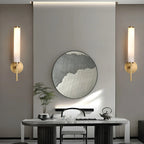 Brindisi Alabaster Candle Style Wall Lamp