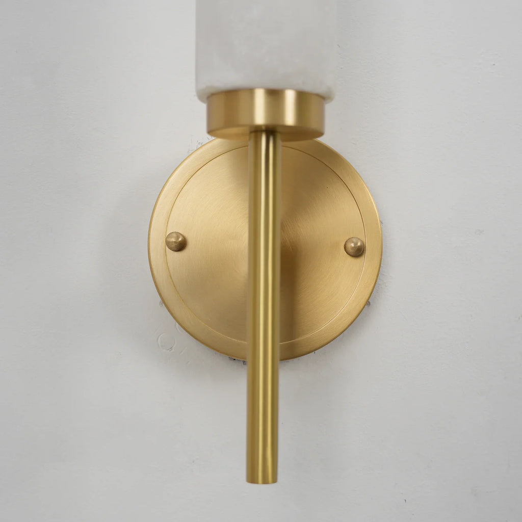 Brindisi Alabaster Candle Style Wall Lamp