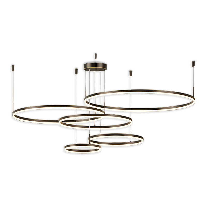 Modern Wireless Ring Chandelier Ceiling Lamp