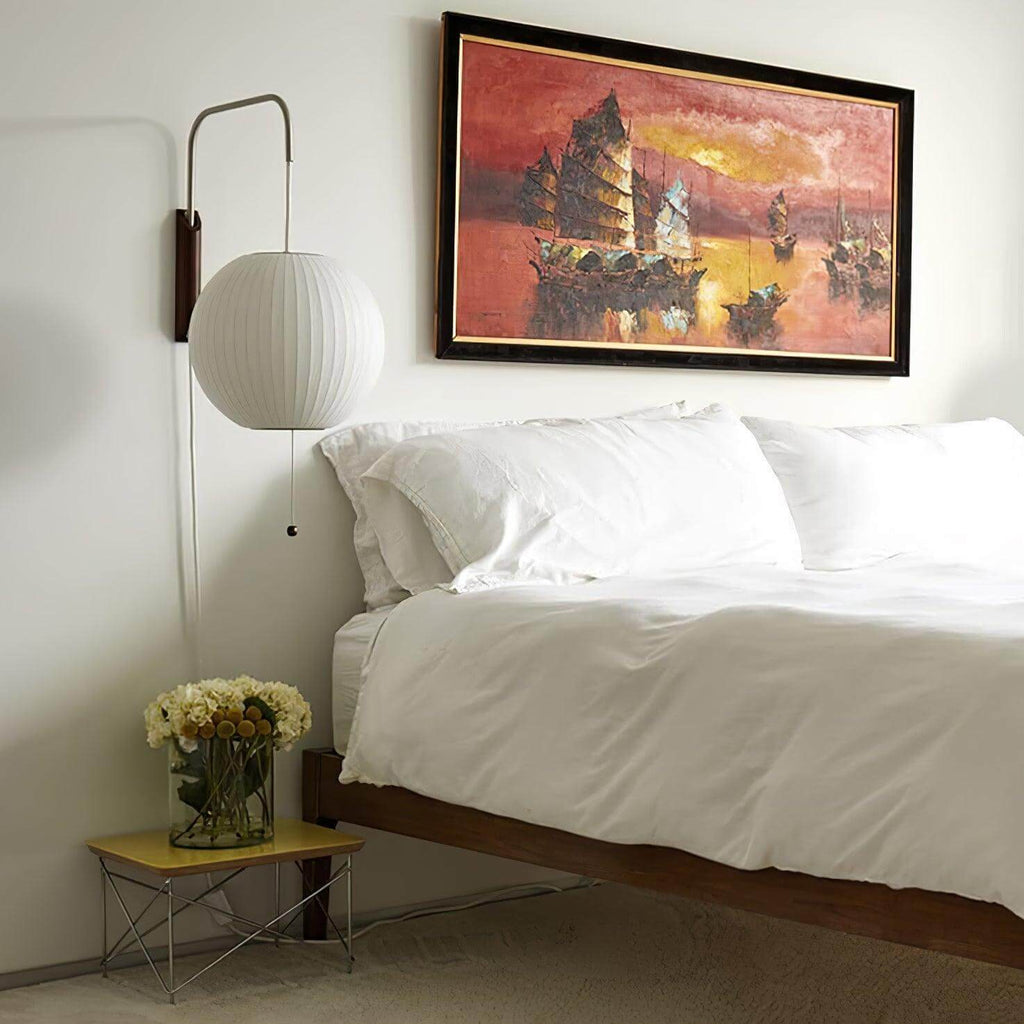 Bubble Ball Wall Sconce – Art Deco Glass Sphere Wall Light, 4 Sizes
