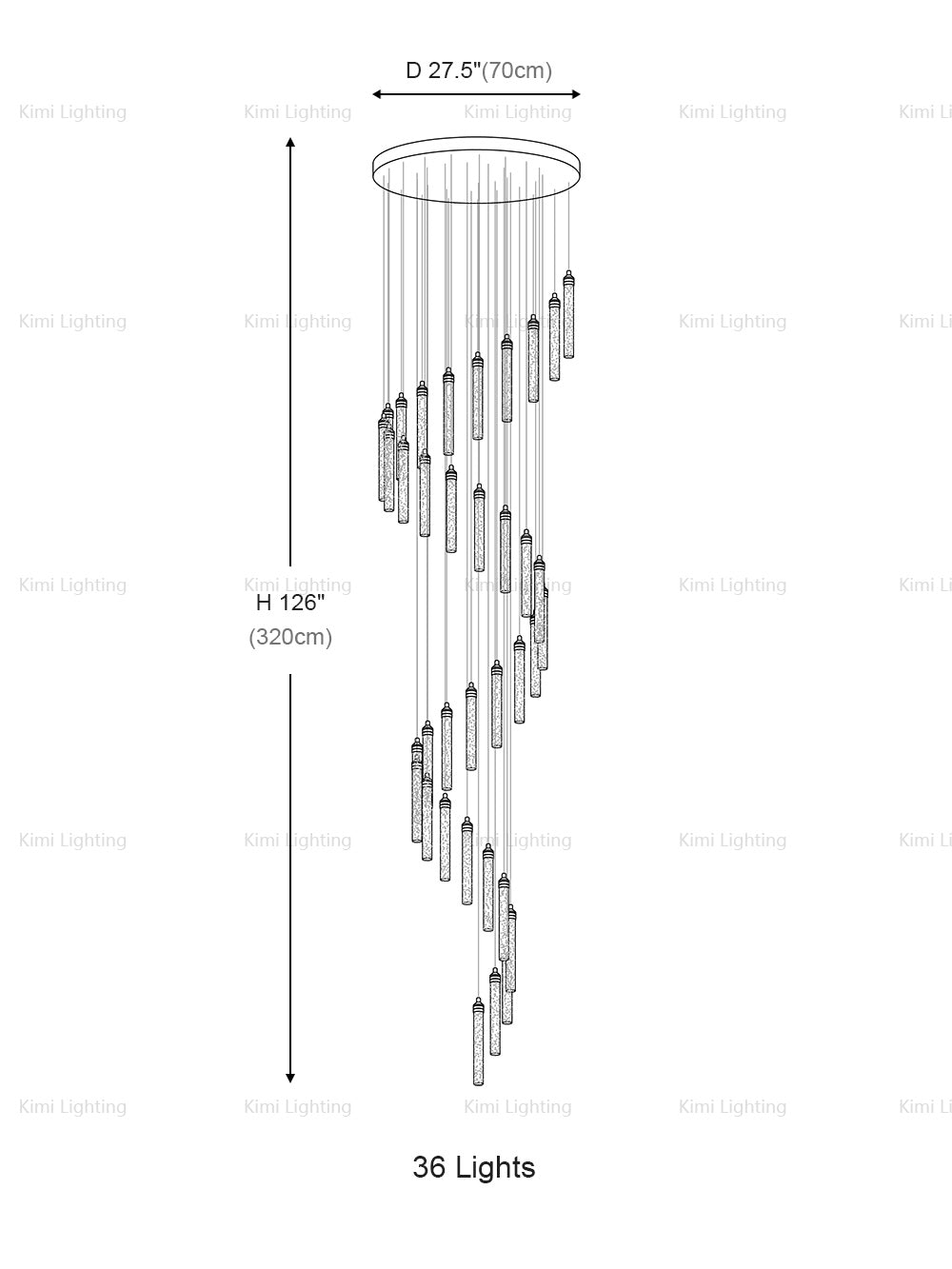 Bubble Crystal Pendant Light