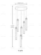 Bubble Crystal Pendant Light