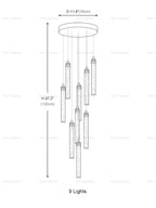 Bubble Crystal Pendant Light