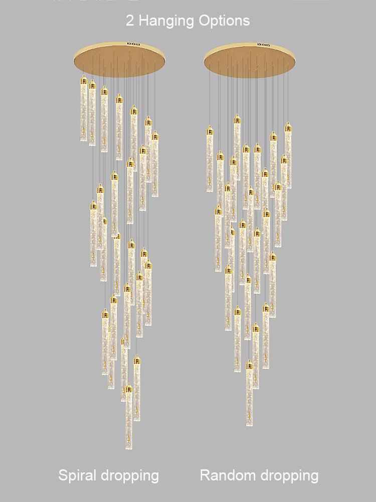 Bubble Crystal Pendant Light