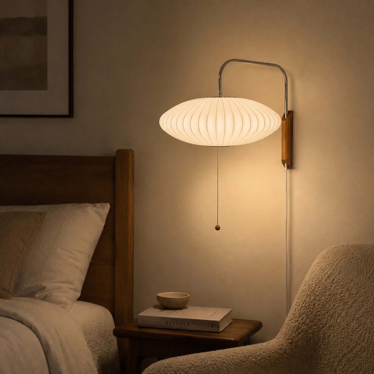 Bubble Ball Wall Sconce – Art Deco Glass Sphere Wall Light, 4 Sizes