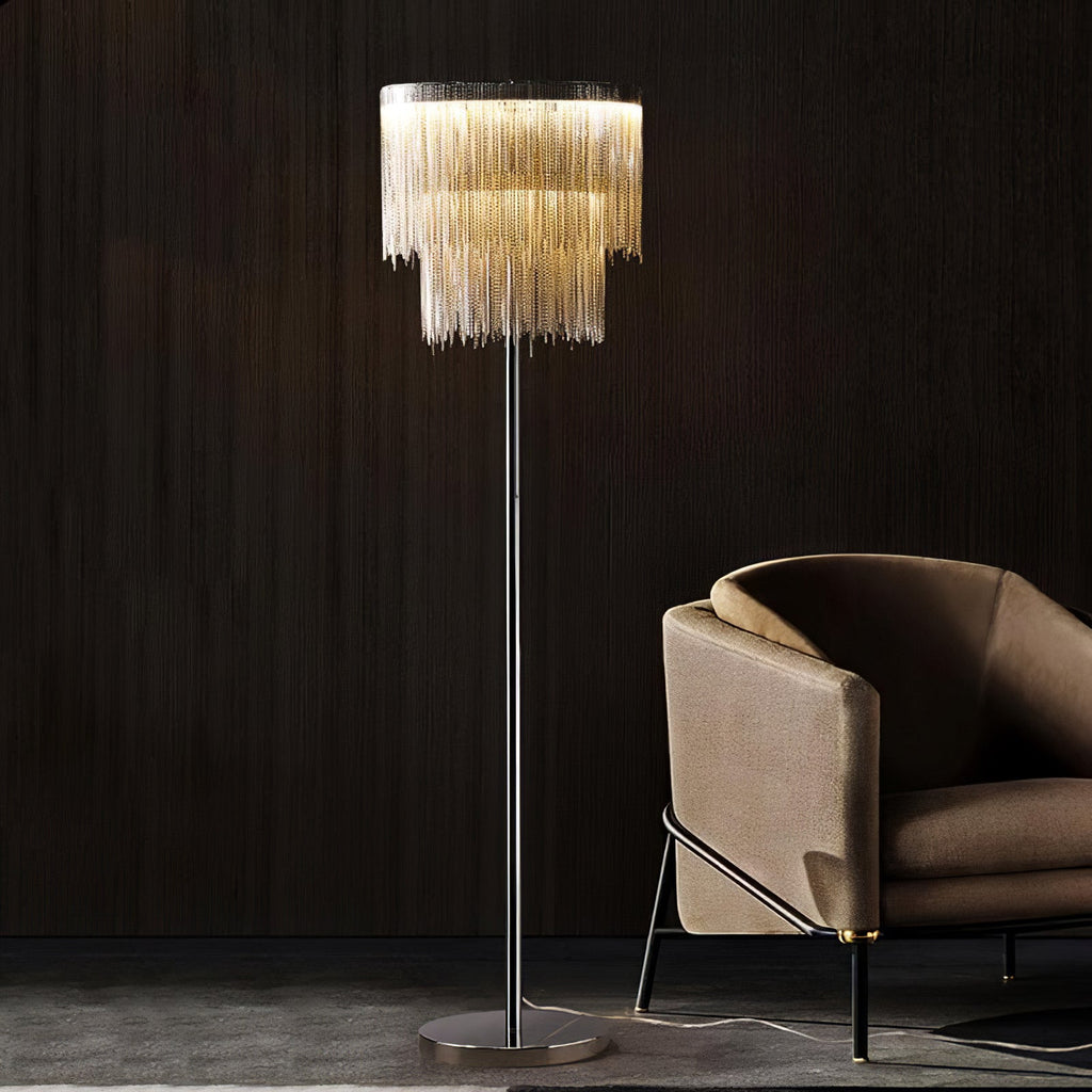Cadena Tassel Floor Lamp