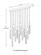 Crystal Prism Pendant Light