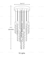 Crystal Prism Pendant Light