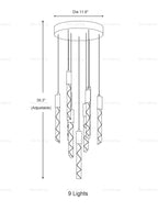 Crystal Prism Pendant Light