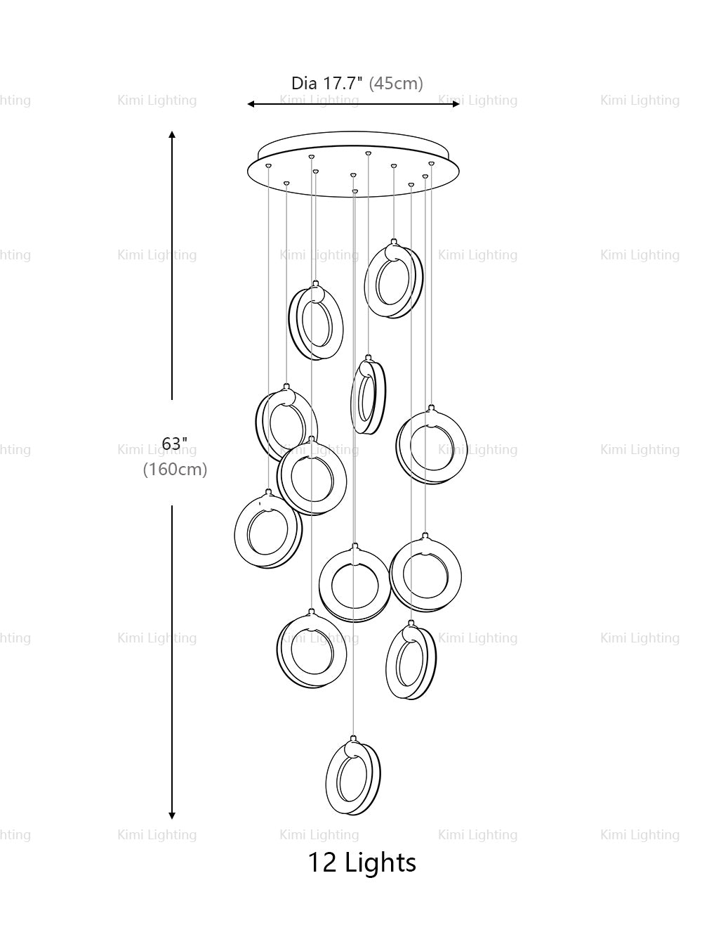 Cascade Pendant Light