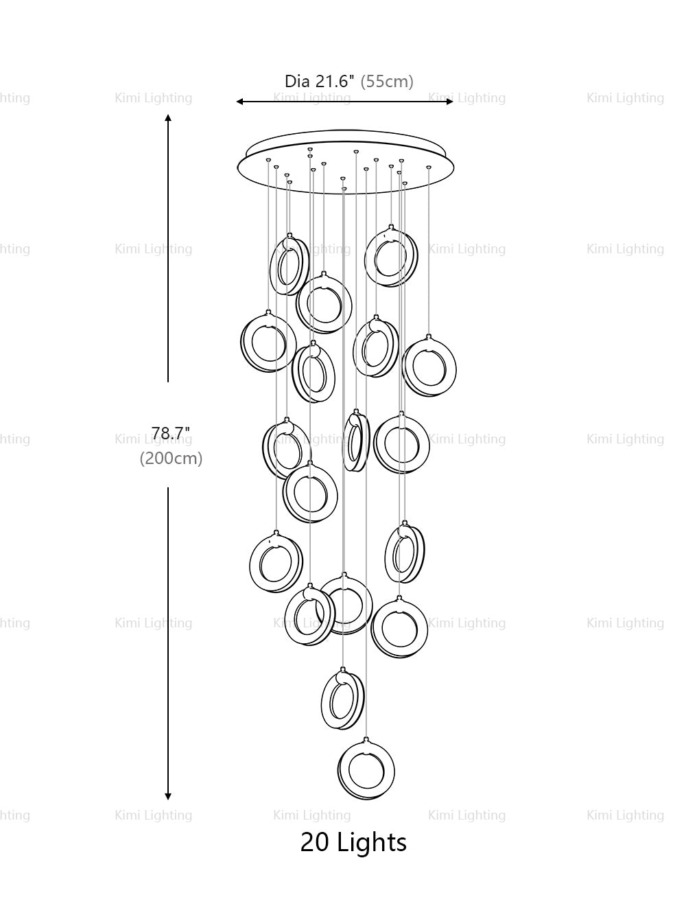 Cascade Pendant Light