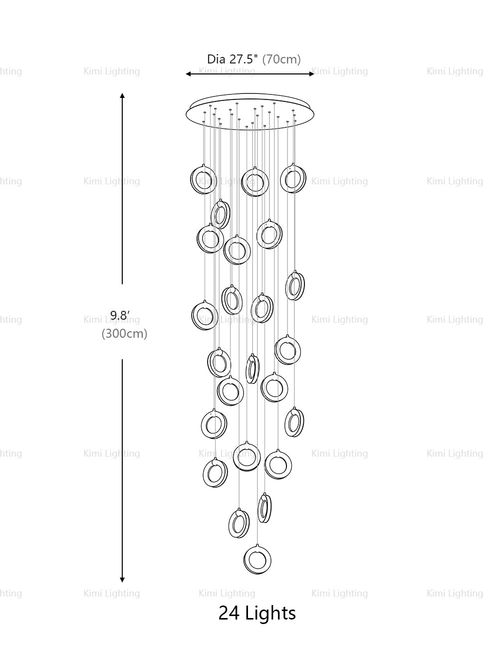 Cascade Pendant Light
