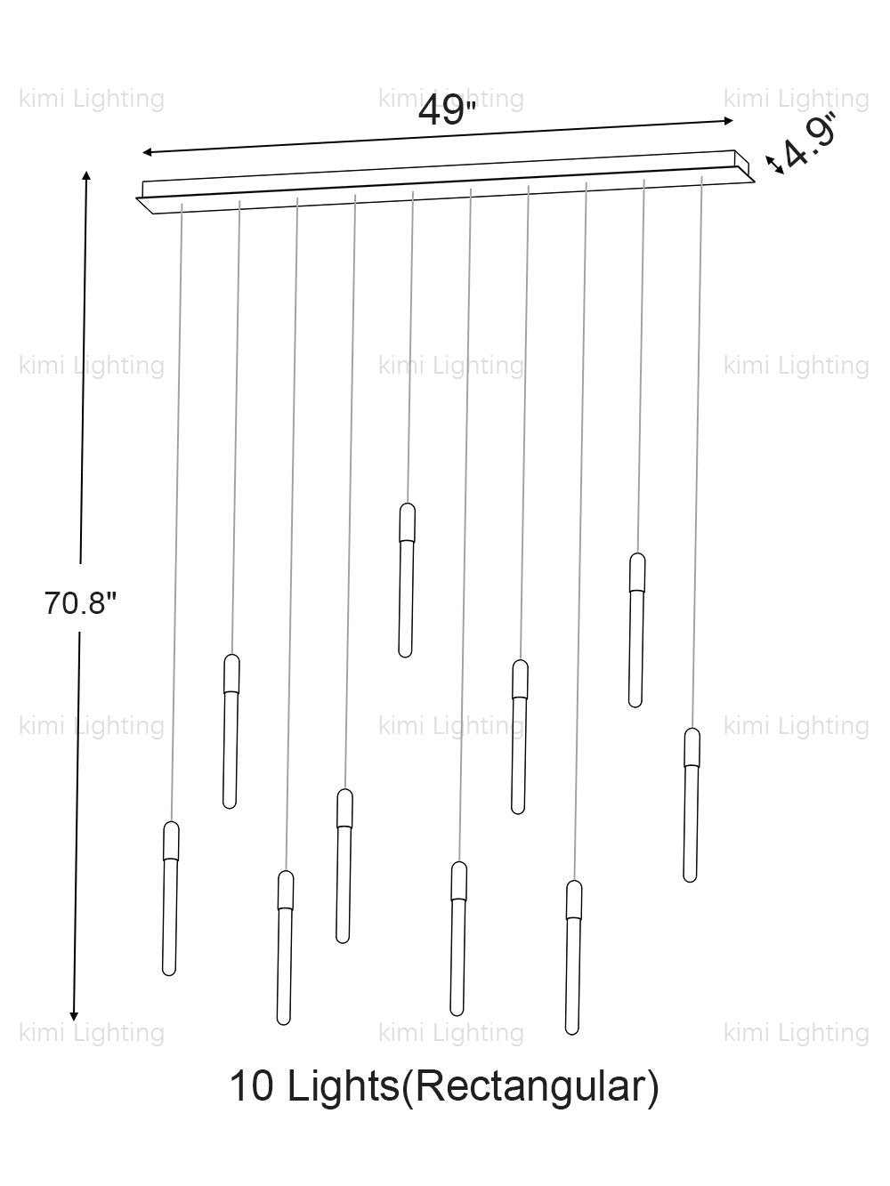 Cascadia Linear Pendant Light