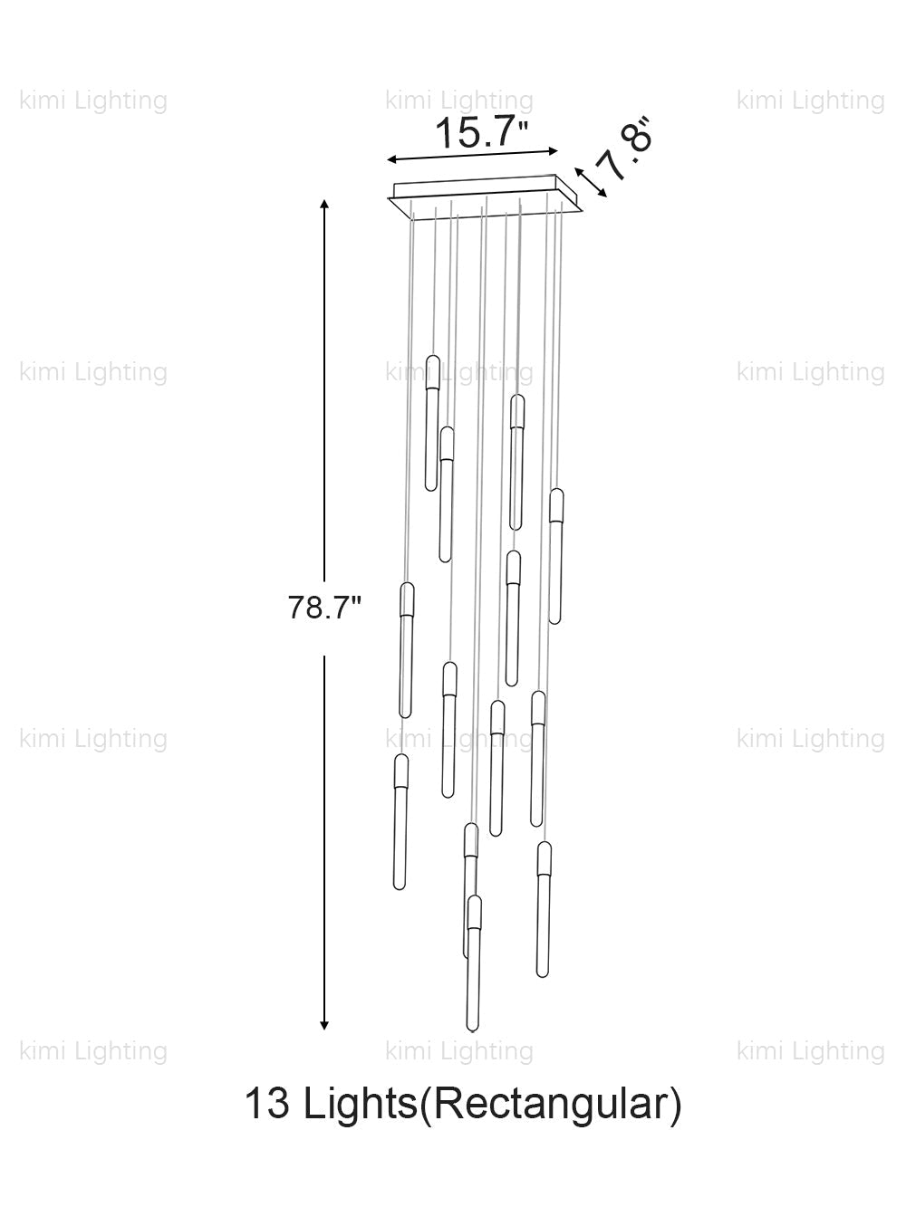 Cascadia Linear Pendant Light