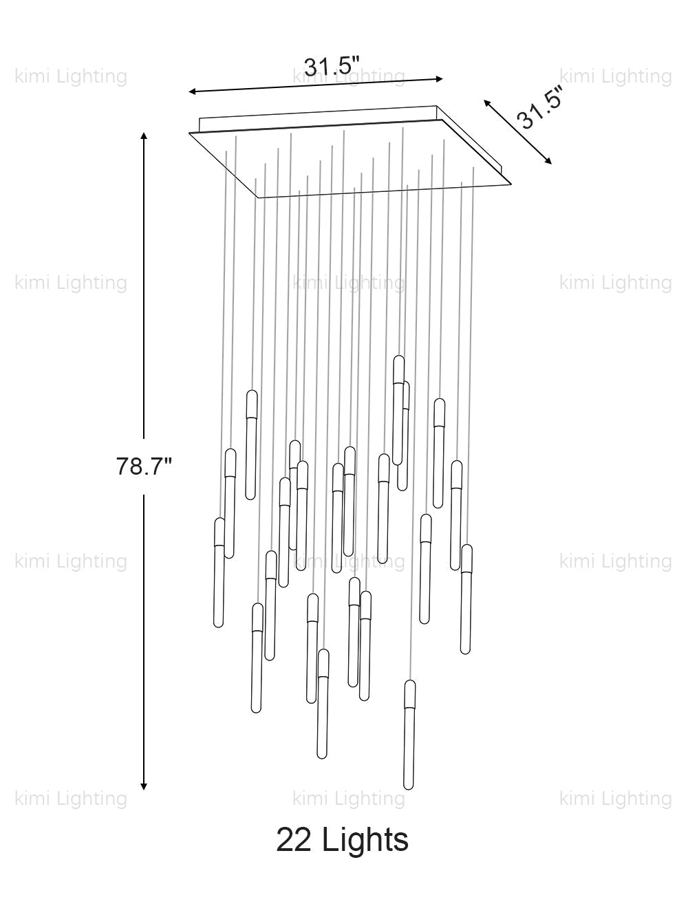 Cascadia Linear Pendant Light