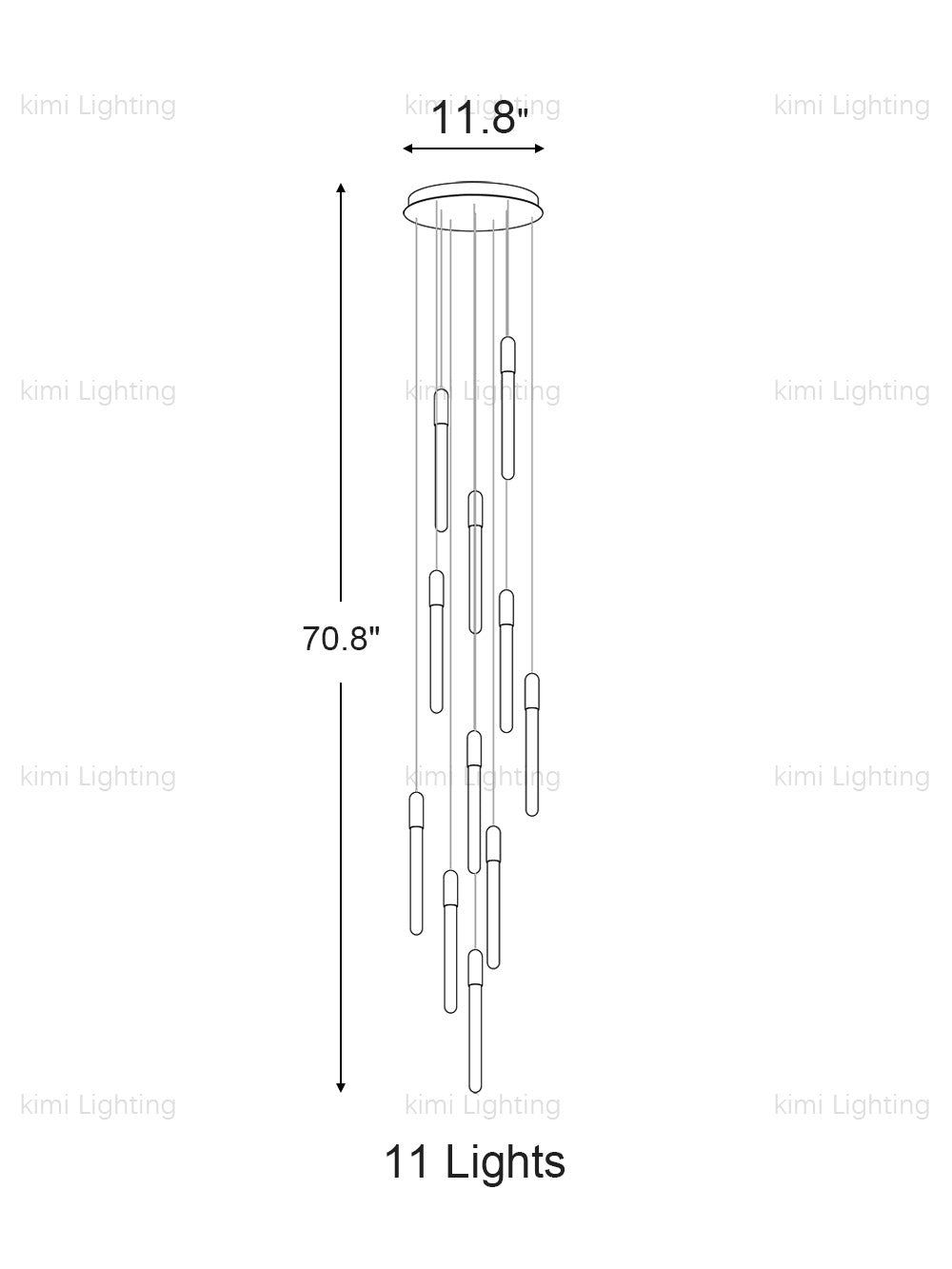 Cascadia Linear Pendant Light