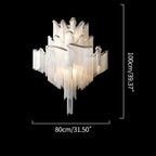 Aluminum Tassel LED Ceiling Chandelier