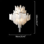 Aluminum Tassel LED Ceiling Chandelier