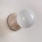 Celestial Travertine Tion Wall Lamp
