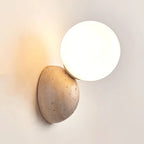 Celestial Travertine Tion Wall Lamp