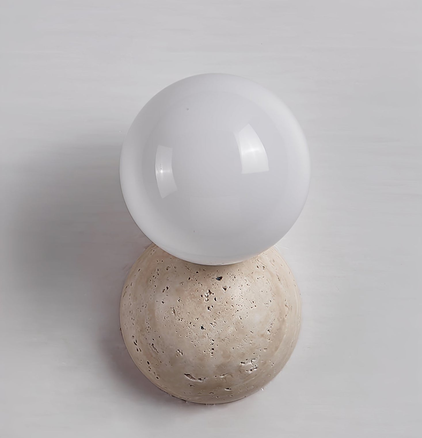 Celestial Travertine Wall Sconce
