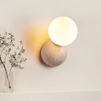 Celestial Travertine Wall Sconce