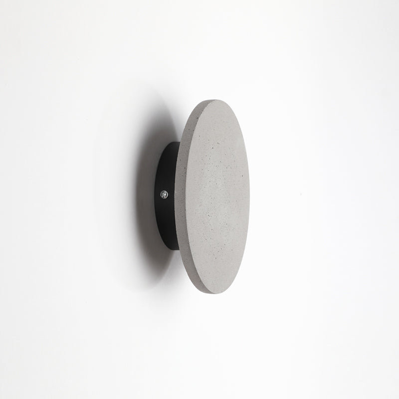 Cement Eclipe Wall Light