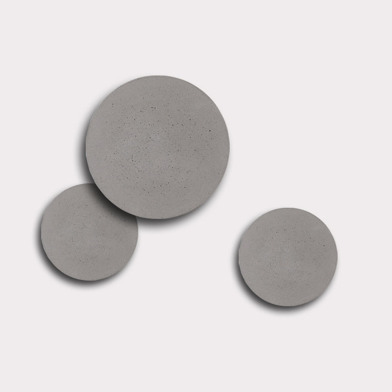 Cement Eclipe Wall Light