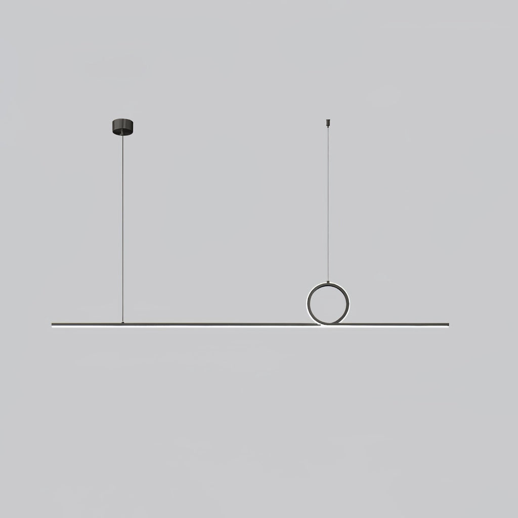 Centre Loop Linear Pendant Lamp